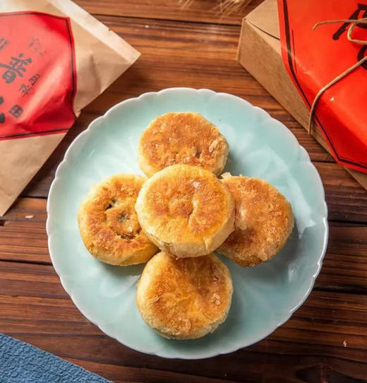 普陀山素月饼 红豆味芝麻味海苔味普陀山特产 商品图3