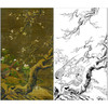 吕纪花鸟工笔画白描底稿《雪梅集禽图》临摹勾线高清打印稿MD16 商品缩略图0