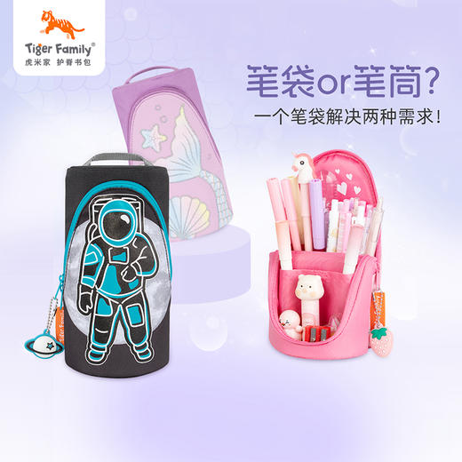 tigerfamily虎米家磁石笔袋小学生生日礼物男文具盒女大容量笔盒小土 商品图0
