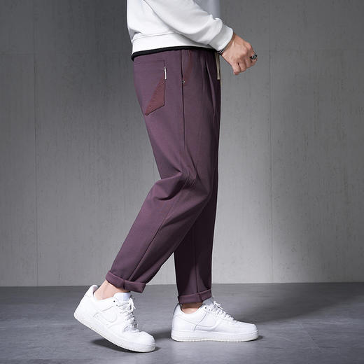 【莱赛尔】【新款DMH】大依优型大码直口直筒休闲裤加肥加大宽松男士卫裤胖子300斤显瘦潮流运动 商品图2