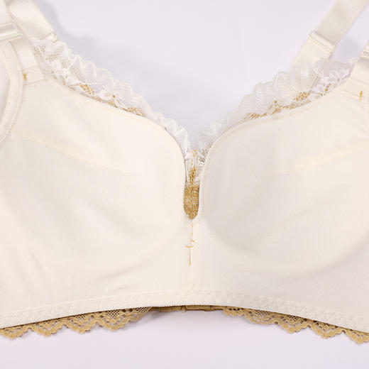 都市丽人调整型内衣舒软挺塑塑身文胸蕾丝薄塑身内衣3/4杯四排扣LJT2H2 商品图5