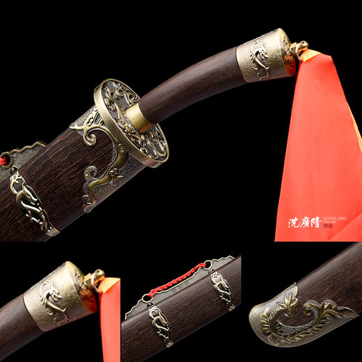 新三皇太极刀 标准武术太极刀单刀 沈广隆剑铺 龙泉太极刀 sgl-9005 未开刃 商品图4