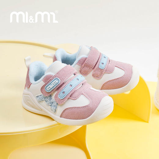 M1&M2西班牙童鞋星星毛绒学步鞋M117404102 商品图1