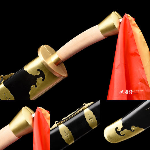 武术太极双刀 沈广隆剑铺 标准太极双刀 龙泉沈广隆刀剑太极刀 sgl-9017 未开刃 商品图4