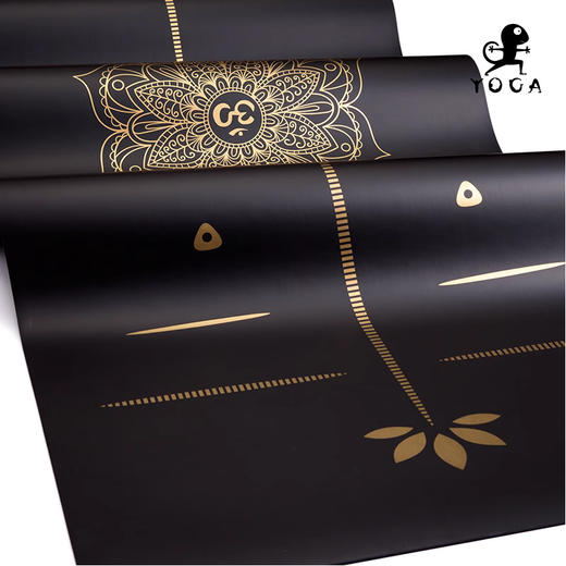 壁虎瑜伽【烫金瑜伽垫】加厚加长专业健身防滑土豪垫子家用地垫 【发货】 商品图7