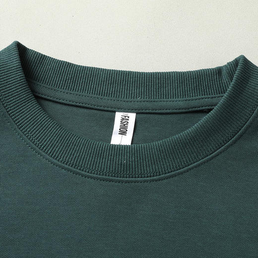 【新款DX】大依优型大码圆领卫衣长袖加肥加大休闲运动上衣男打底衫胖子 商品图3