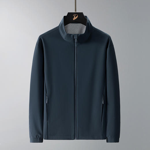 【新款DTH】大依优型大码立领夹克外套防水防风男宽松加肥加大码休闲上衣胖子连帽男装冲锋衣户外 商品图8