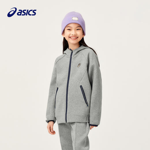 【商城同款】ASICS/亚瑟士童装秋季网球运动外套网球2024年秋季新 商品图0