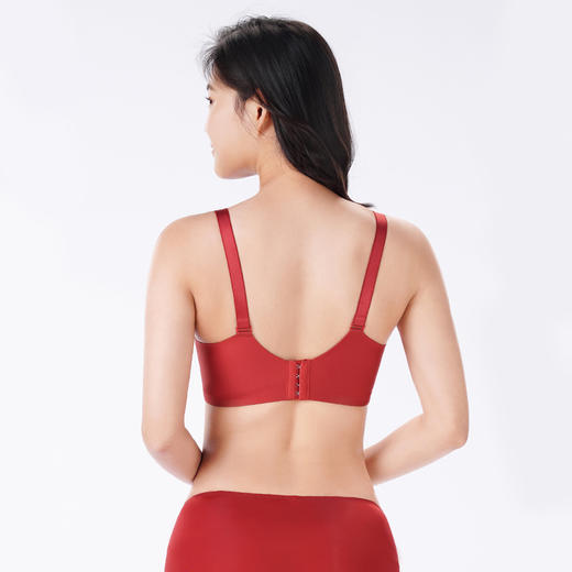 都市丽人内衣聚拢升杯常规文胸蕾丝B:中厚C:薄文胸3/4杯四排扣树脂胶圈YBT2C2 商品图3