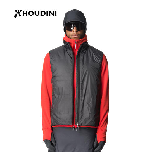 HOUDINI胡丁尼 Dunfri Vest 邓菲户外男秋冬轻便保暖防风棉马甲背心820024 商品图3