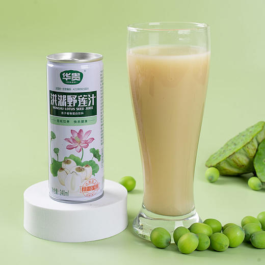【严选】华贵洪湖野莲汁240ml /瓶（新老包装随机发）（厂家直发） 商品图2