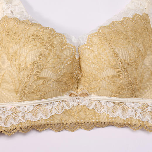 都市丽人调整型内衣舒软挺塑塑身文胸蕾丝薄塑身内衣3/4杯四排扣LJT2H2 商品图4