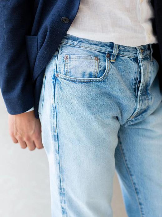 Fortela 重磅水洗牛仔裤 商品图7