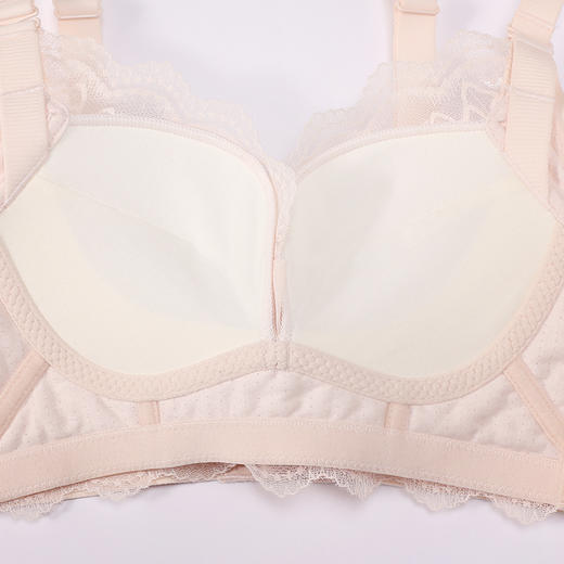 都市丽人调整型内衣舒软挺塑塑身文胸蕾丝中厚塑身内衣3/4杯四排扣LJT1H7 商品图9