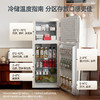 哈士奇HCK客厅冰箱变频节能复古双门风冷无霜家用超薄嵌入式冷藏冷冻双温冰箱变温低噪 【变频风冷】 192L 商品缩略图4