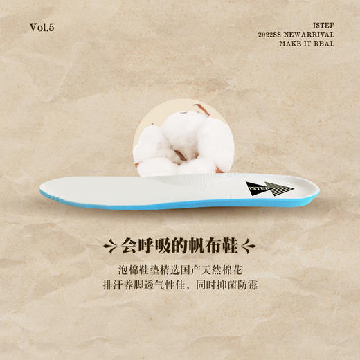 【2026新春专享】istep新款夏季新品复古高尔夫网球鞋低帮帆布鞋板鞋男女款（瑕疵品不退不换） 商品图2