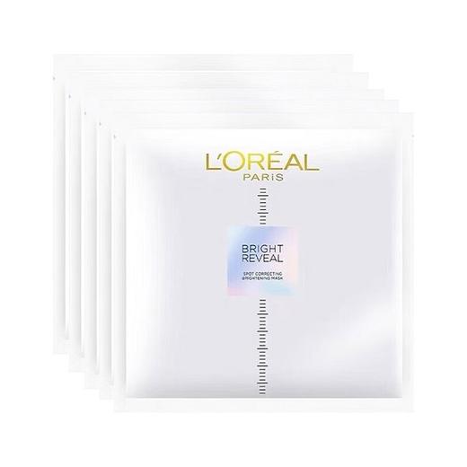 欧莱雅臻白晶透淡斑沁白精华面膜5pc 商品图0