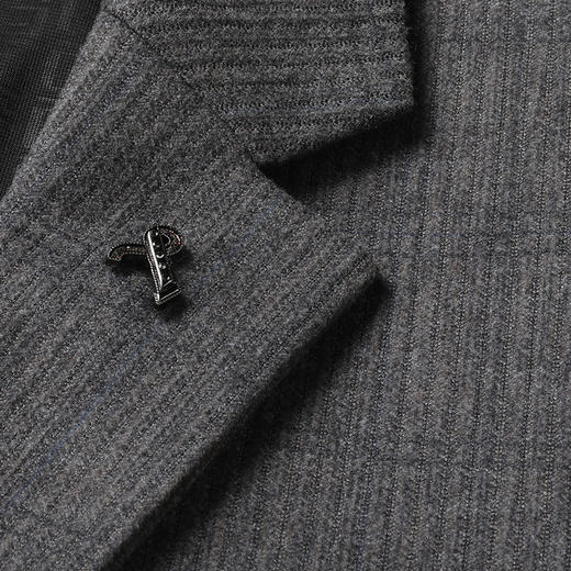 【新款DDS】大依优型大码男装两粒扣西服外套休闲商务加肥加大上衣男士正装潮 商品图4