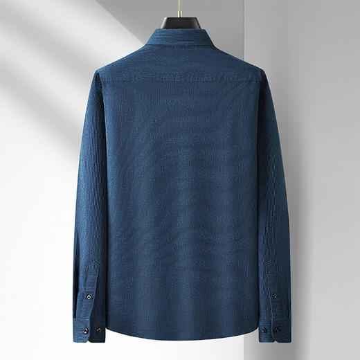 【灯芯绒】【新款DM】大依优型大码长袖衬衫男宽松加肥加大码男士休闲商务衬衣上衣胖子300斤 商品图4