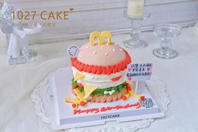 1027CAKE |  汉堡蛋糕  麦当劳