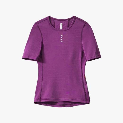 MAAP 女士 Thermal Base Layer Tee Violet 加绒短袖 骑行打底 商品图1