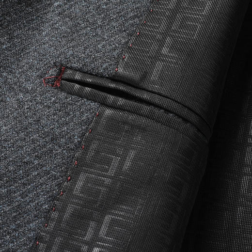 【新款DDS】大依优型大码男装两粒扣西服外套休闲商务加肥加大上衣男士正装潮 商品图8