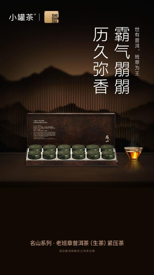 小罐茶名山系列坑涧岩茶大红袍肉桂水仙组合茶叶礼盒装送礼长辈，名山系列·坑涧岩茶组合茶9罐装 商品图3