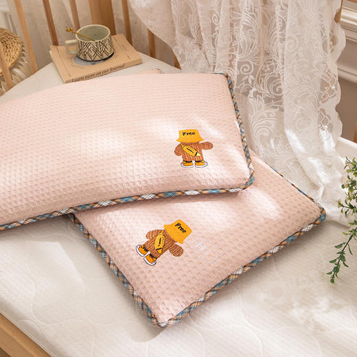 小学生儿童吸汗透气枕头纯棉幼儿园小孩子枕芯水洗全棉可拆洗内胆 商品图3