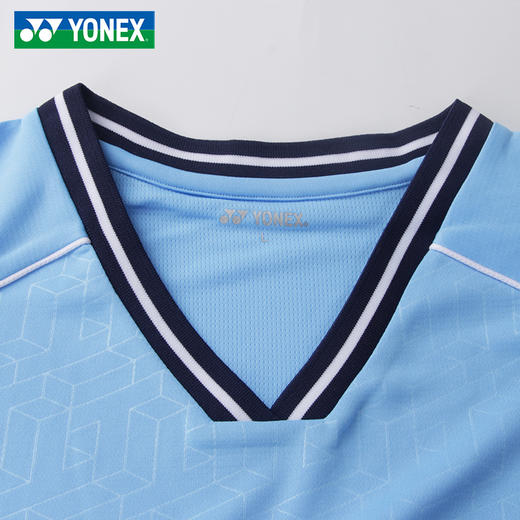 【双11大促进行中】YONEX羽毛球服短袖110364BCR男女款短袖羽毛球服大赛款 商品图3