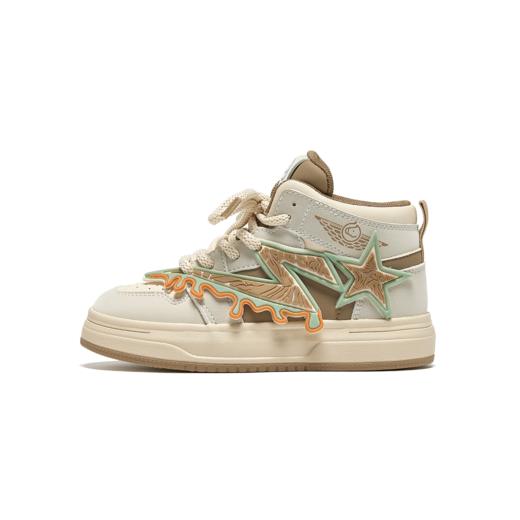 【ZY马骑顿】秋季女童时尚百搭高帮板鞋男童户外旅游亲子鞋 商品图14