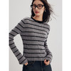 棉仓356635002-条纹坑条毛衣 商品缩略图2