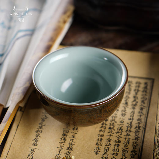 问鼎外天目汝瓷伴月杯 商品图4