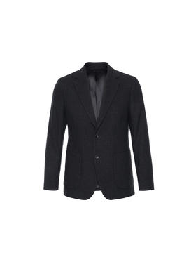 callisto深灰色山羊绒混纺便西