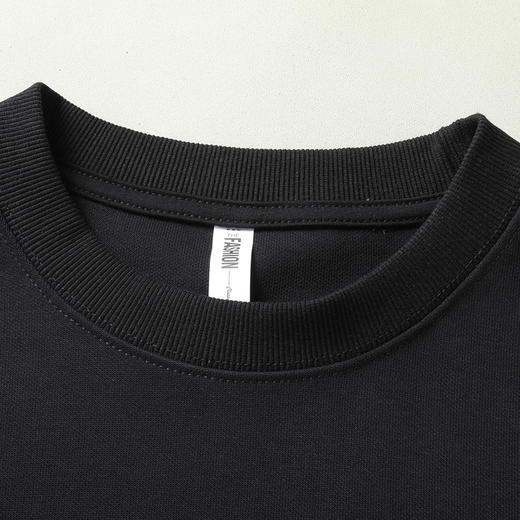 【新款DX】大依优型大码圆领卫衣长袖加肥加大休闲运动上衣男打底衫胖子 商品图3