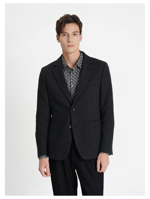 callisto深灰色山羊绒混纺便西 商品图3