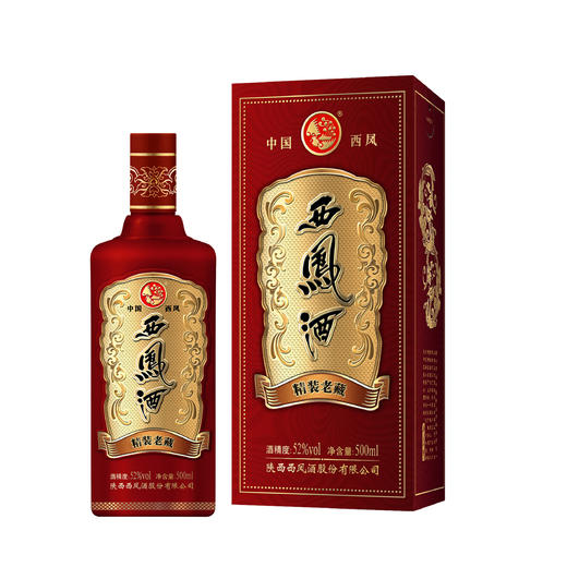 【整箱6瓶】52度西凤酒精装老藏500ml 商品图0