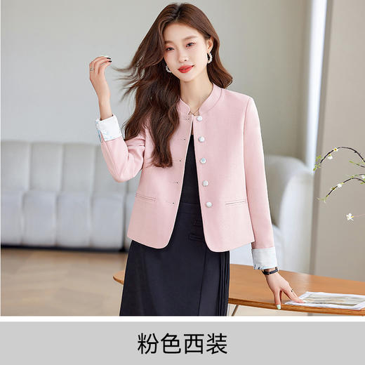 丁摩 小香风外套女春秋小个子短款西装8360 商品图4