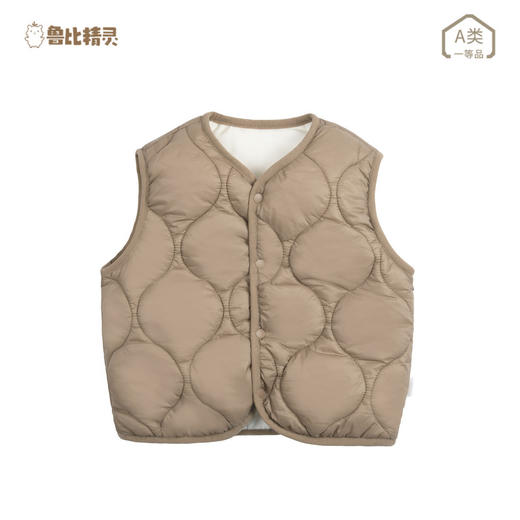 【保暖蓬松 舒适轻盈】婴儿马甲春季加厚保暖背心a类夹棉宝宝秋款加绒外穿坎肩马甲 商品图4