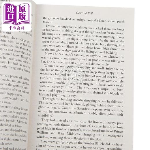 【中商原版】Career of Evil 邪恶事业 JK罗琳化名作品 英文原版 哈利波特 商品图12