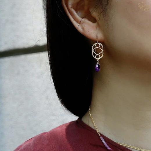 SpoiledBrat Jewelry紫水晶圆舞曲耳环 商品图1