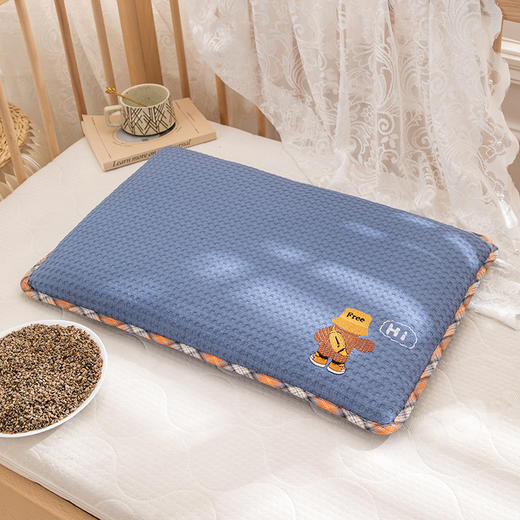 小学生儿童吸汗透气枕头纯棉幼儿园小孩子枕芯水洗全棉可拆洗内胆 商品图7