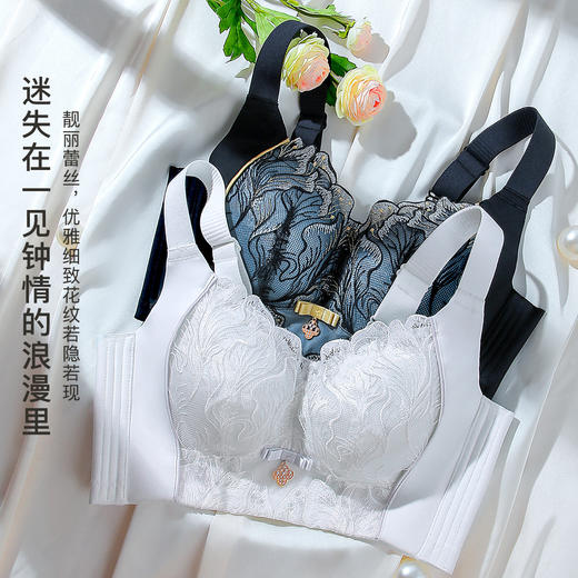 D4-【B-E杯】【院线大胸显小】7号薄杯植萃茶肌专利抑菌，薄至0.3cm调整型文胸  绮罗香秀【院线-大胸】 商品图5