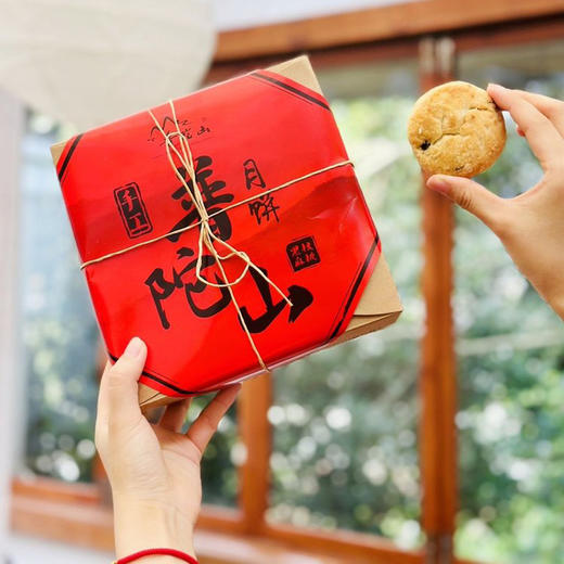 普陀山素月饼 红豆味芝麻味海苔味普陀山特产 商品图0