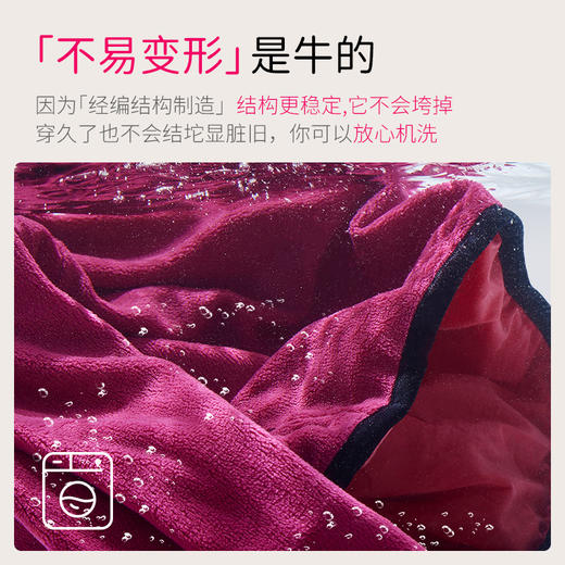 【不掉绒无静电】Q21儿童天丝摇粒绒套装亲子 商品图3