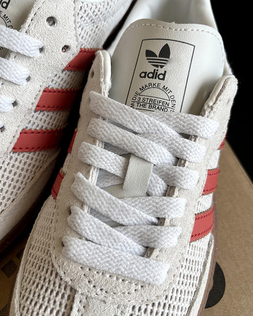 现货 THS 8.17-无 阿迪家 情侣款  Samba夏季复古休闲板鞋 透气网眼鞋 2色 QZ089 商品图10