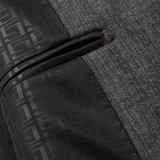 【新款DDS】大依优型大码男装两粒扣西服外套休闲商务加肥加大上衣男士正装潮 商品图9