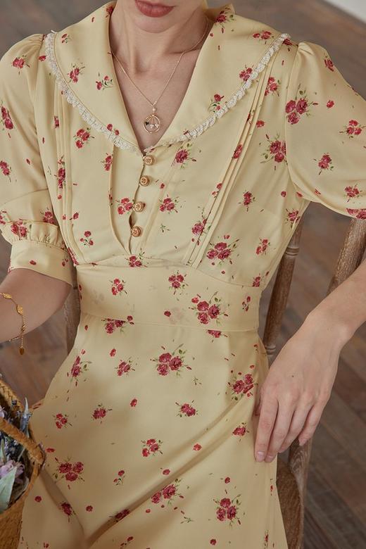 SIMPLE RETRO 法式复古碎花茶歇裙 13391 商品图3