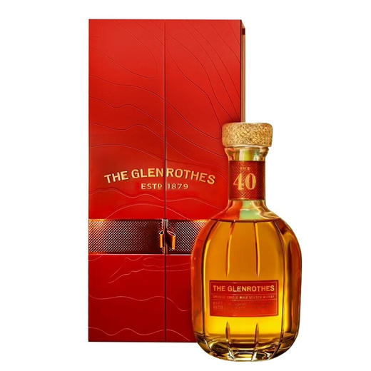 格兰路思40年 旷 中国版 苏格兰单一麦芽威士忌700ml 商品图0