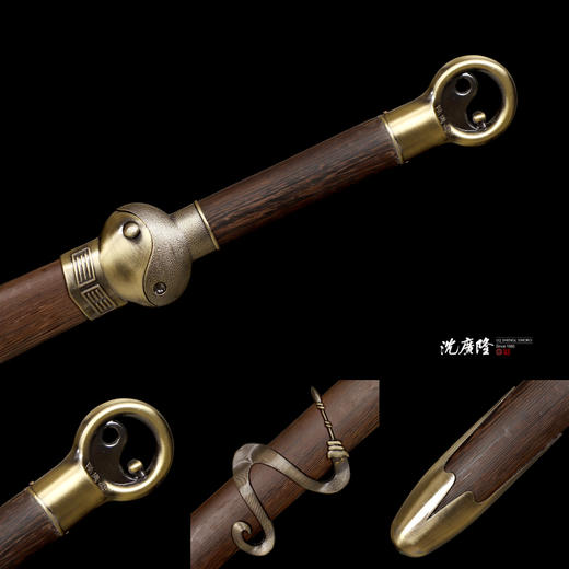 五行太极剑 标准太极剑  正品沈广隆太极剑 龙泉沈广隆宝剑 未开刃 商品图3