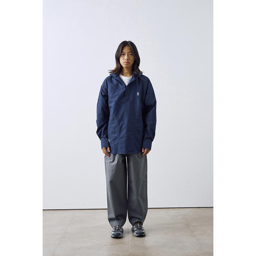 吃茶去chichaqu2024连帽套头牛津纺长袖衬衫城市户外休闲百搭 商品图2